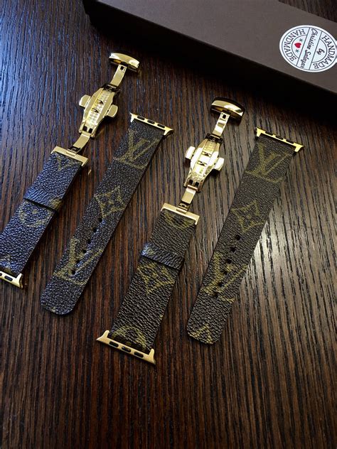 black louis vuitton apple watch band|repurposed lv Apple Watch band.